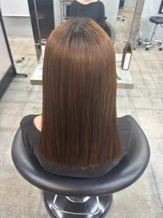 ロング 飛田 真彩のヘアスタイル