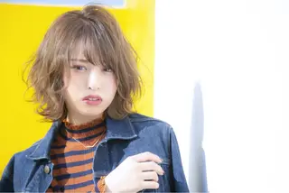 ショート カラー パーマ 代表 吉澤弘哲のヘアスタイル