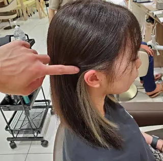 セミロング カラー カラー特化🔥中村 和貴＜Ash津田沼＞のヘアスタイル