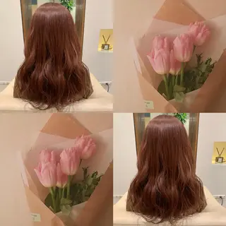 ロング カラー 【完全個室】髪質改善 暖色カラー/山崎唯奈のヘアスタイル