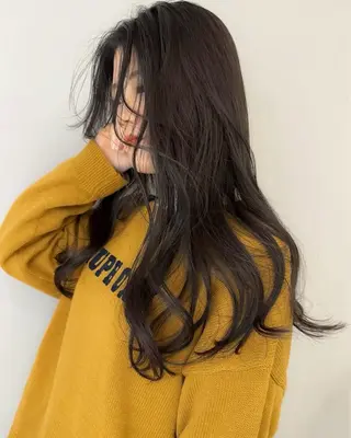 ロング カラー 田中 優衣 @yuiha.krのヘアスタイル