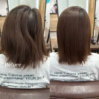 ミディアム Azule なつめのヘアスタイル