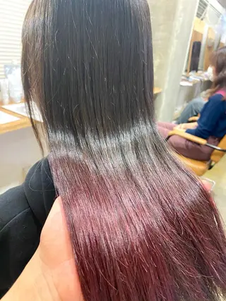 セミロング カラー 和歌山髪質改善 那須優太のヘアスタイル