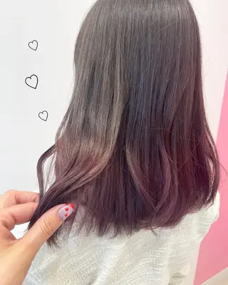 ミディアム カラー 新宿駅近♡個室 ♡関口三都季🌜のヘアスタイル