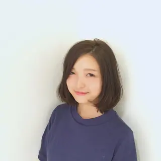 ショート カラー パーマ 【白髪ぼかし 専門GBG】自由が丘のヘアスタイル