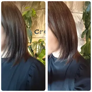 ミディアム 清水 旭美のヘアスタイル