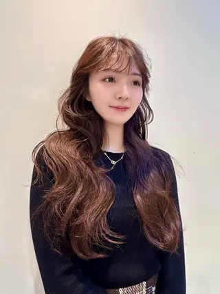 ロング JUNO HAIR 🪽比内千聖のヘアスタイル