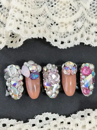 セミロング TAKAMATSU RINAのネイルデザイン