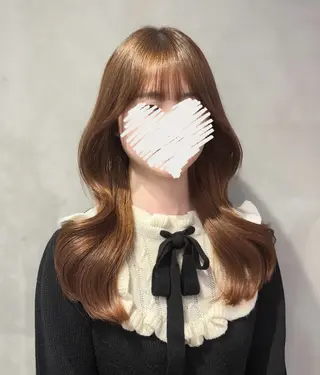 ロング カラー 🤍韓国ヘア/ 楓🤍のヘアスタイル