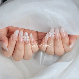 ネイル CeCeGarden ✨️キラキラワンホンのネイルデザイン