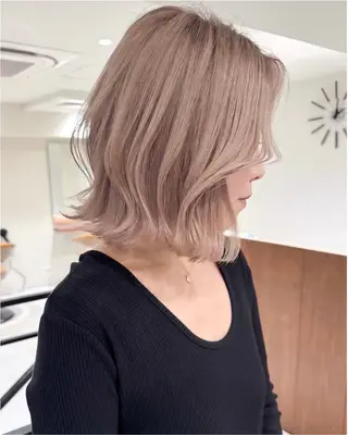 ショート カラー ハイトーンボブ 💎凜💎のヘアスタイル