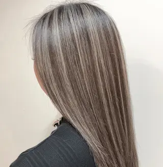 セミロング カラー 山本 将史のヘアスタイル