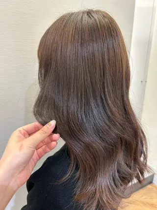 セミロング カラー bnd_bnd アイのヘアスタイル