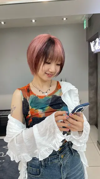 ショート メンズ縮毛矯正 メンズカット/のヘアスタイル