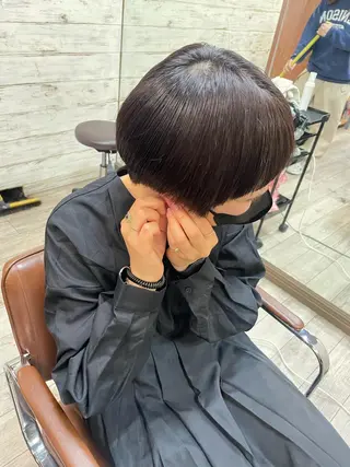 ショート カラー レイヤー/高橋 みく /池下/千種のヘアスタイル