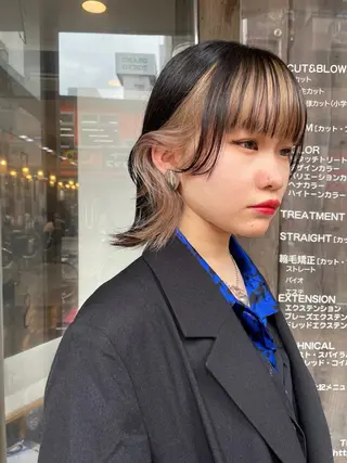 ショート カラー risa 。のヘアスタイル