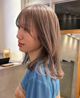 ミディアム 🖤海外風デザイン カラー🖤/りんのヘアスタイル