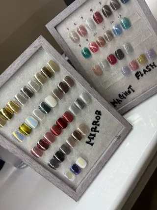 ネイル Mai :矢場町 ニュアンス🌿アートのネイルデザイン