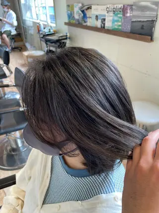 ミディアム 竹内 宏法のヘアスタイル