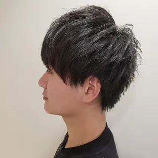 ショート メンズ 美谷添(ミヤゾエ) まどか大人ヘアサロンのヘアスタイル