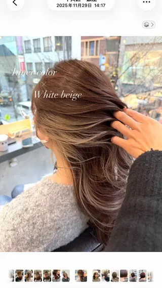 ロング カラー Misora/ボブ/ レイヤー/艶カラーのヘアスタイル