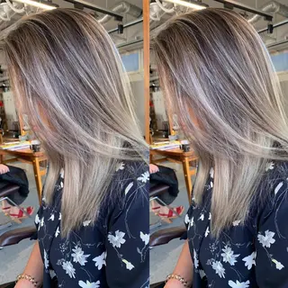 ミディアム カラー ｎ／ｍ所属・桜木町駅徒歩5分 ハイライト横浜No1のヘアスタイル