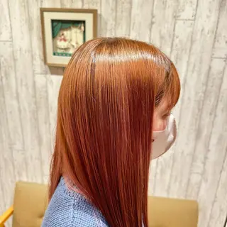 セミロング 髪質改善 すずきひじりのヘアスタイル
