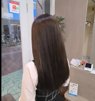 カラー 暖色🍎透明感カラー 🩵小林かりんのヘアスタイル