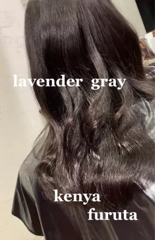 ロング カラー 古田 賢哉のヘアスタイル
