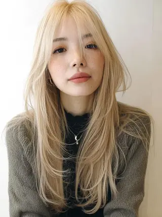 ロング ❄️透明感カラー❄️ メンズ✂️TOWAのヘアスタイル