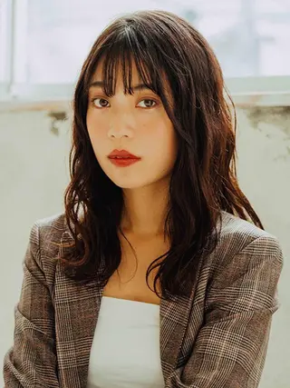 セミロング カラー パーマ 🧸髪質改善特化 金澤 彩香🎀のヘアスタイル