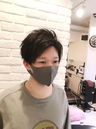 メンズ ⚪️髪質改善 縮毛 店長 コウ⚪️のヘアスタイル