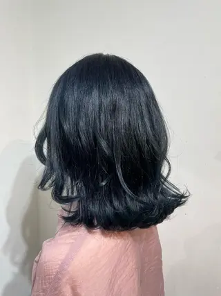 ミディアム 🐬脱白髪染めカラー 清水大世🐬のヘアスタイル