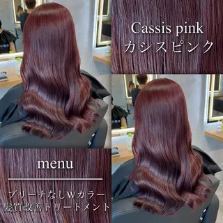 ロング カラー ブリーチなしの達人 🌈KAITOのヘアスタイル