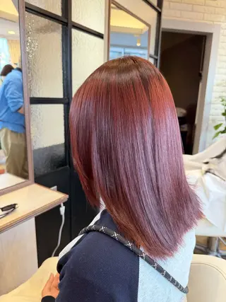 ミディアム カラー ホソカワ マイカ ★彡のヘアスタイル