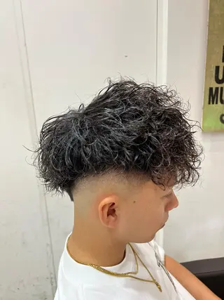 ショート パーマ メンズ 💈men's💈 satoru中目黒のヘアスタイル