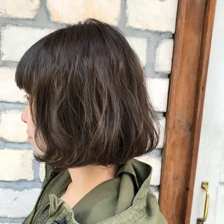 ミディアム カラー パーマ emme エミィ/立川のヘアスタイル