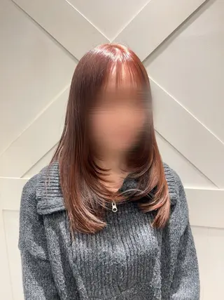 ミディアム 髪質改善🫧艶カラー ✨エクステ🎀しゅりのヘアスタイル