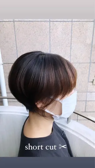 ショート カラーアンドケアリタ kitamuuuのヘアスタイル