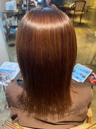 セミロング 永山 萌文のヘアスタイル