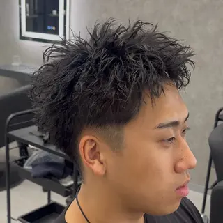 ショート ヘアアレンジ メンズ 【札幌メンズ特化】 🔥RIKU🔥のヘアスタイル
