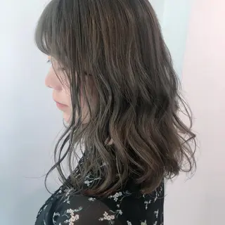 セミロング カラー ❤️sai❤️ official❤️のヘアスタイル