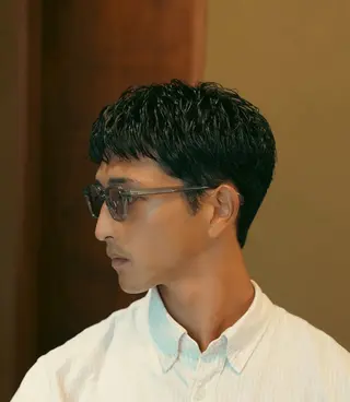 パーマ メンズ メンズ似合わせ タチカワユウキのヘアスタイル