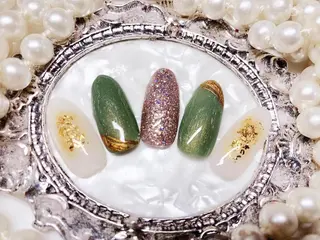 ネイル マジック ミラーのネイルデザイン