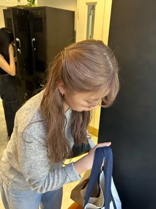 ロング カラー 薄暮 マツイ レンのヘアスタイル