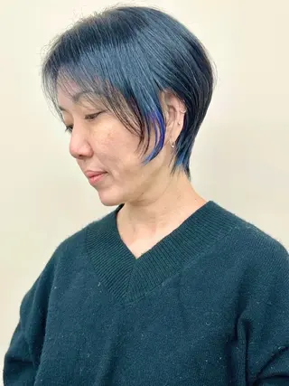 ショート ボブ/ゆるふわ ボブパーマ/とういのヘアスタイル