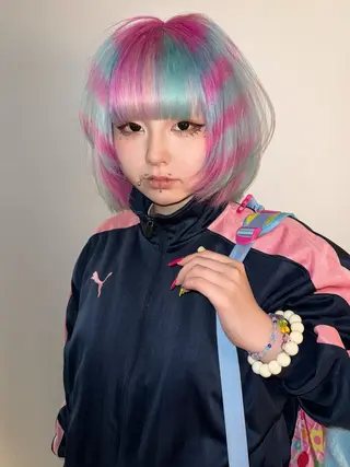 ショート カラー HARUNA/原宿/ デザイン/カットのヘアスタイル