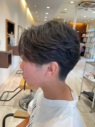 ショート パーマ メンズ パーマ/フェード🔥 佐々木波人のヘアスタイル
