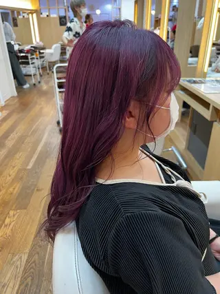 ロング カラー ✂︎HITOMI✂︎ 副店長のヘアスタイル