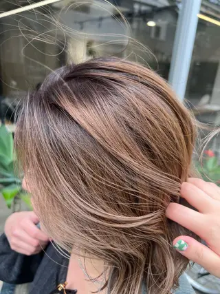 ミディアム カラー オタク特化美容師💟 チバコナツのヘアスタイル
